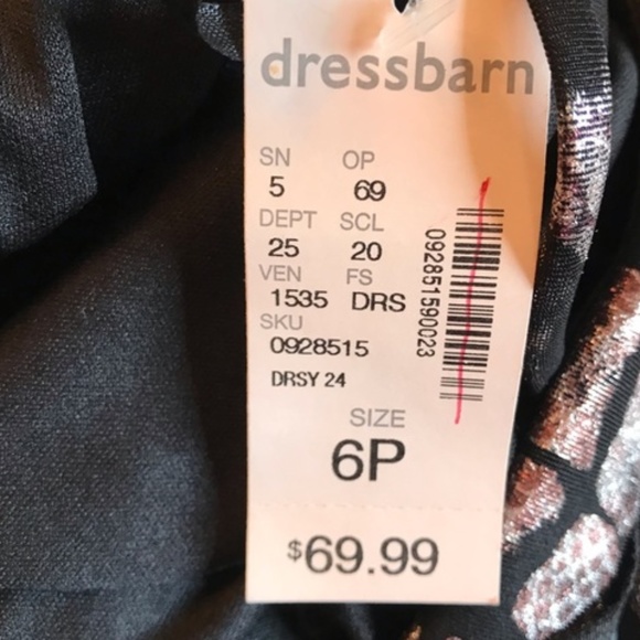 Blk and Gold - Evening/Party Dress - Picture 3 of 4